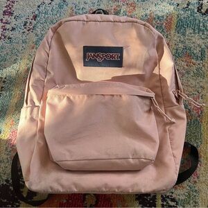 Jansport dusty pink backpack